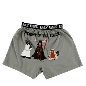 NWT Lazy One Beware of The Force Kid's Funny Boxer size L 14-16